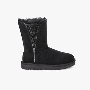 Ugg Classic Zip Women Classic Boots Black (9685AJUMD)